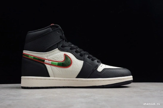 High Star Retro (A Is Sports Born) Jordan 1 Illustrated 555088-015 555088-015 1214